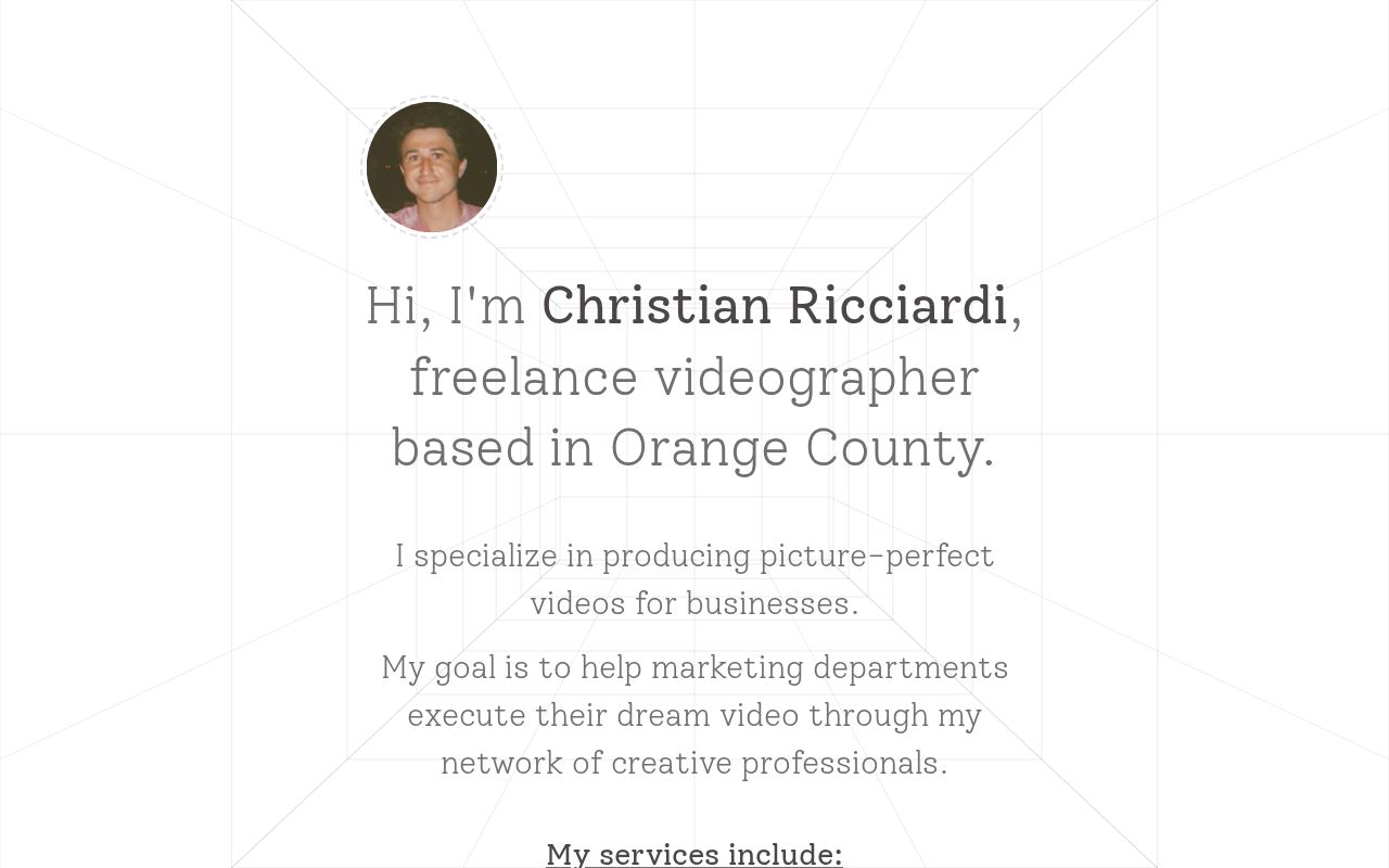 Christian Ricciardi Freelance Video Production (copy)
